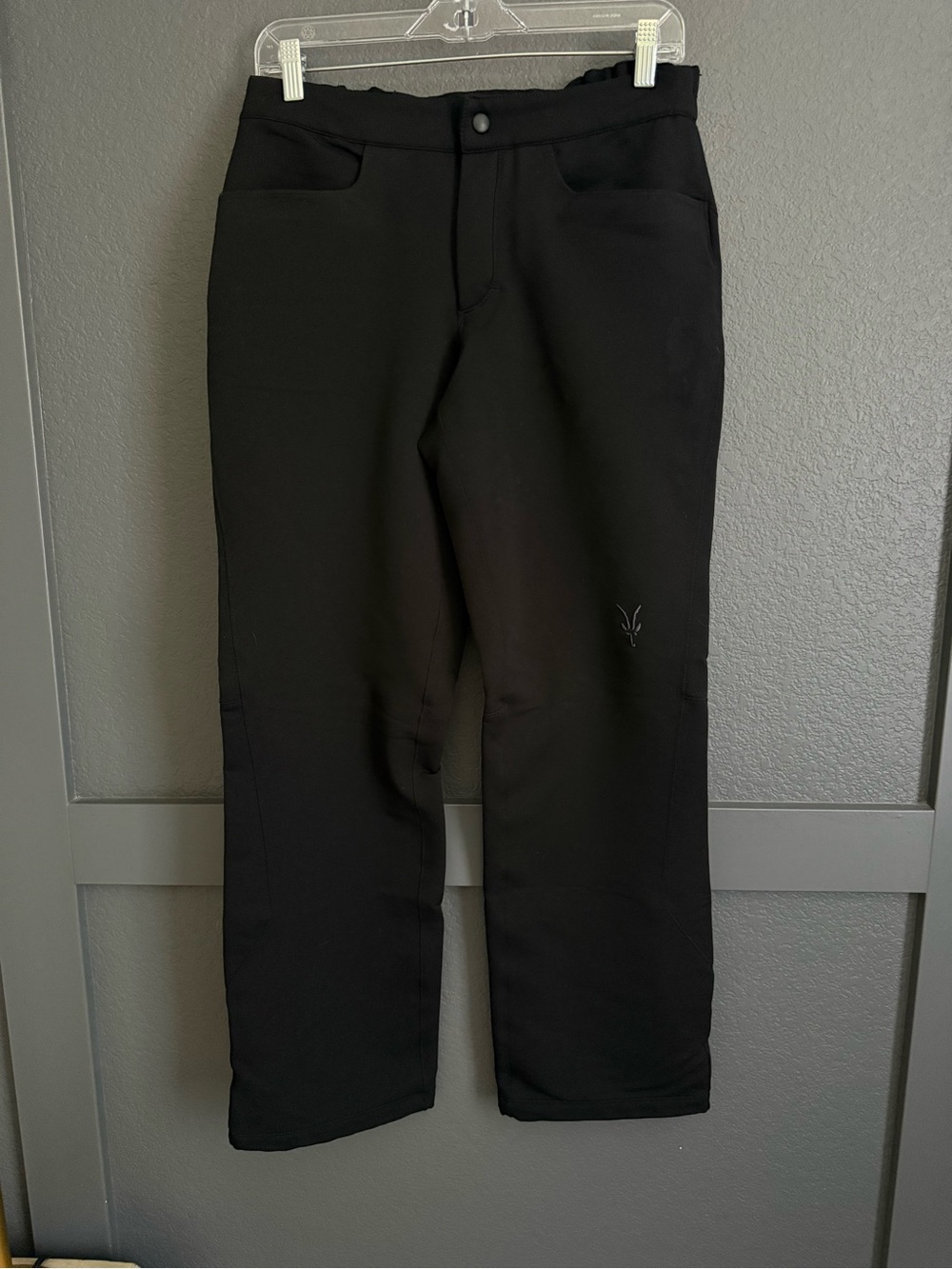 IBEX • Peak Climawool softshell pants in black - women’s size 10